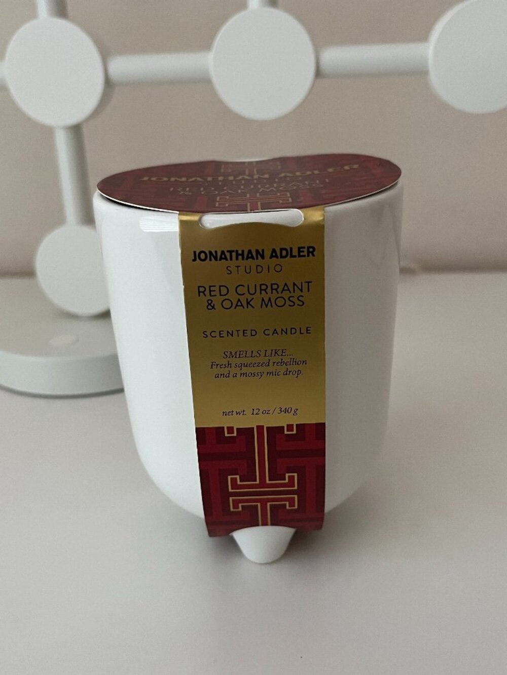 JONATHAN ADLER  CANDLE RED CURRENT&OAK MOSS